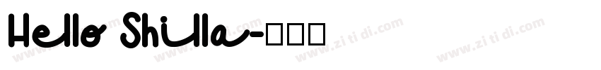 Hello Shilla字体转换